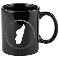 Madagascar Antananarivo Nosy Be Isalo Graphic 11oz C Handle Ceramic Mug