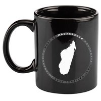 Madagascar Antananarivo Nosy Be Isalo Graphic 11oz C Handle Ceramic Mug