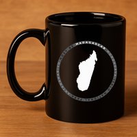 Madagascar Antananarivo Nosy Be Isalo Graphic 11oz C Handle Ceramic Mug