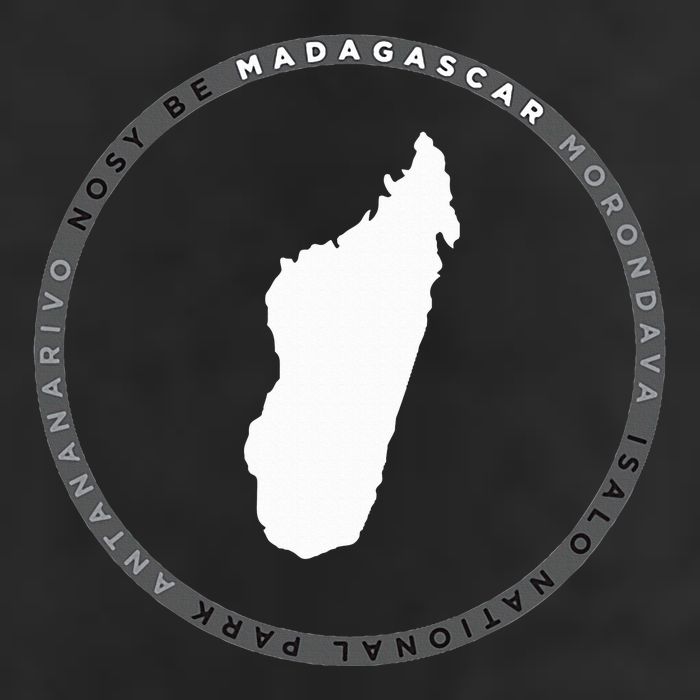 Madagascar Antananarivo Nosy Be Isalo Graphic 11oz C Handle Ceramic Mug