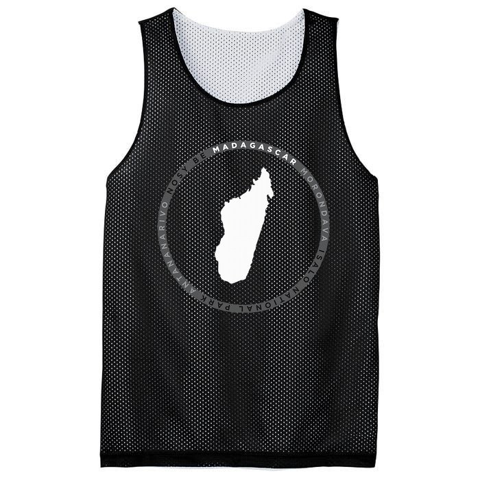 Madagascar Antananarivo Nosy Be Isalo Graphic Mesh Reversible Basketball Jersey Tank