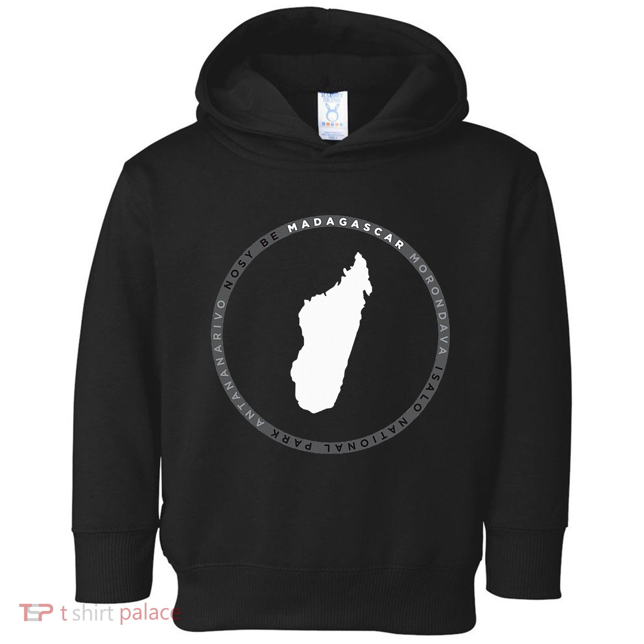 Madagascar Antananarivo Nosy Be Isalo Graphic Toddler Hoodie