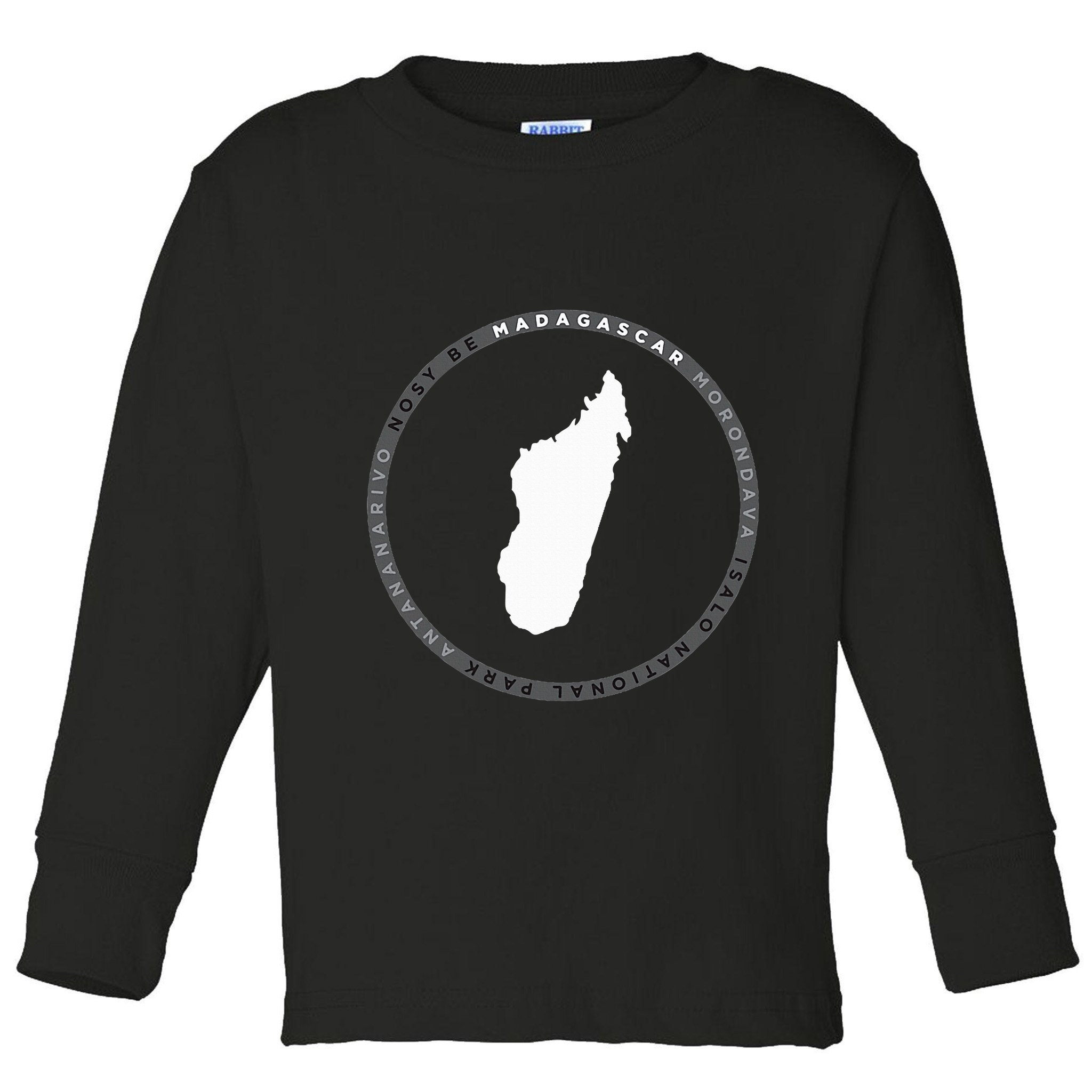 Madagascar Antananarivo Nosy Be Isalo Graphic Toddler Long Sleeve Shirt