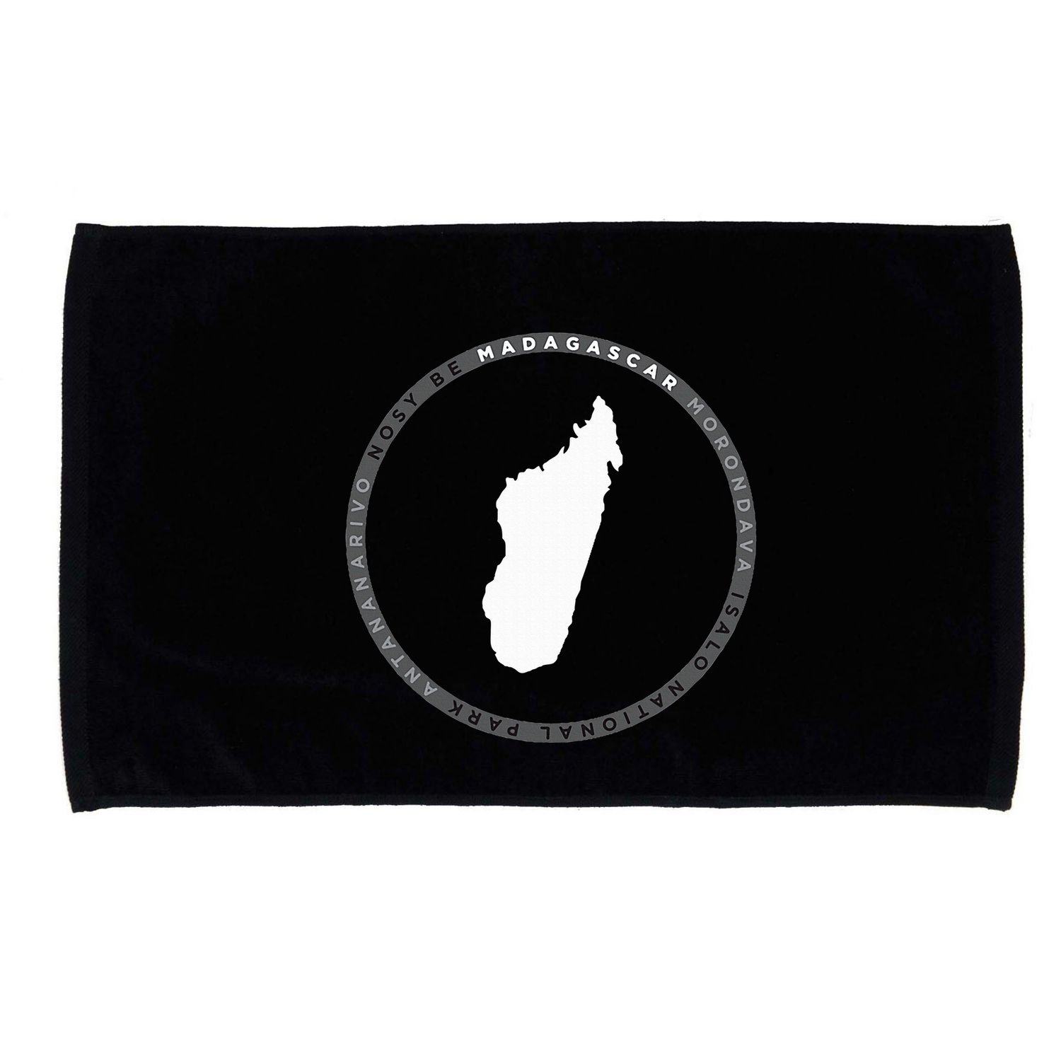 Madagascar Antananarivo Nosy Be Isalo Graphic Microfiber Hand Towel