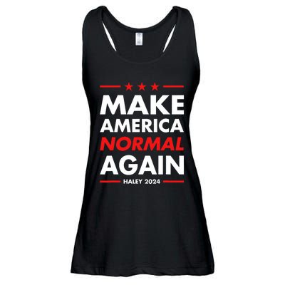 Make America Normal Again Haley 2024 Presidential Election Ladies Essential Flowy Tank