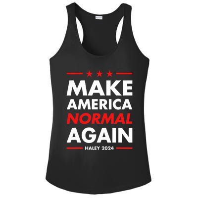 Make America Normal Again Haley 2024 Presidential Election Ladies PosiCharge Competitor Racerback Tank