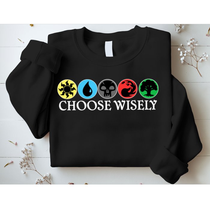 Mana Symbols Gathering Magic Choose Wisely  Sweatshirt