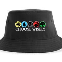Mana Symbols Gathering Magic Choose Wisely  Sustainable Bucket Hat
