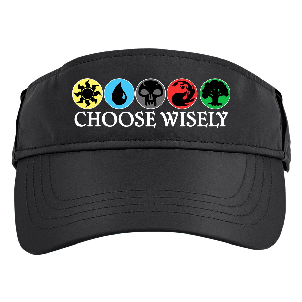 Mana Symbols Gathering Magic Choose Wisely  Adult Drive Performance Visor