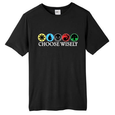 Mana Symbols Gathering Magic Choose Wisely  Tall Fusion ChromaSoft Performance T-Shirt