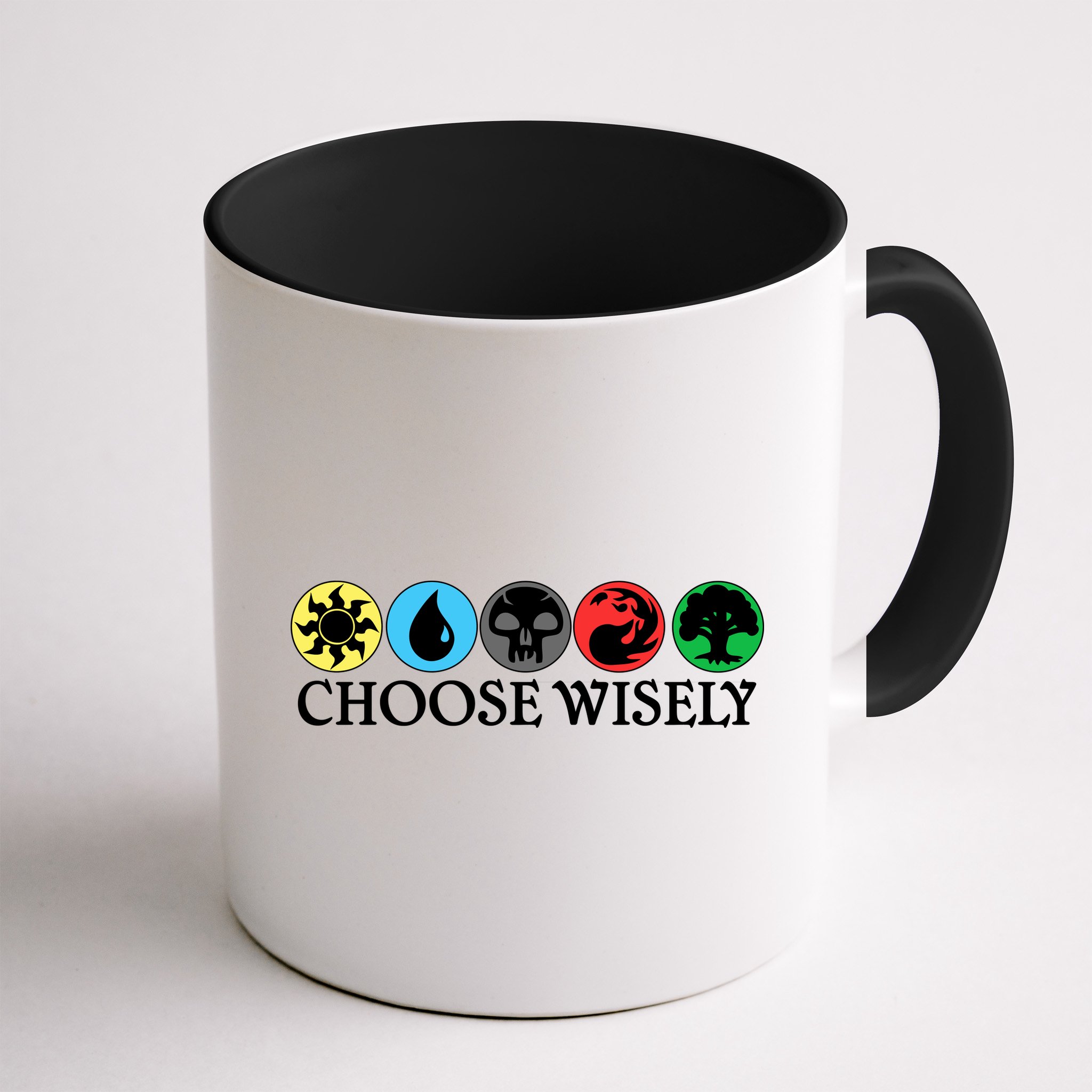 Mana Symbols Gathering Magic Choose Wisely  Mug