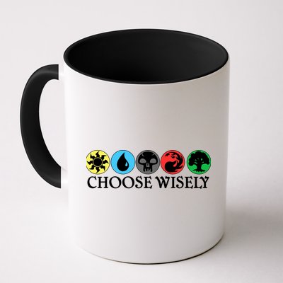 Mana Symbols Gathering Magic Choose Wisely  Mug