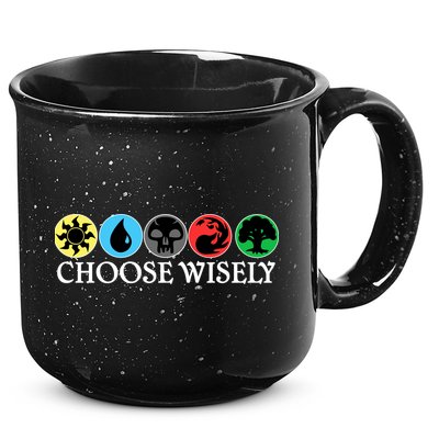 Mana Symbols Gathering Magic Choose Wisely  15oz Campfire Ceramic Mug