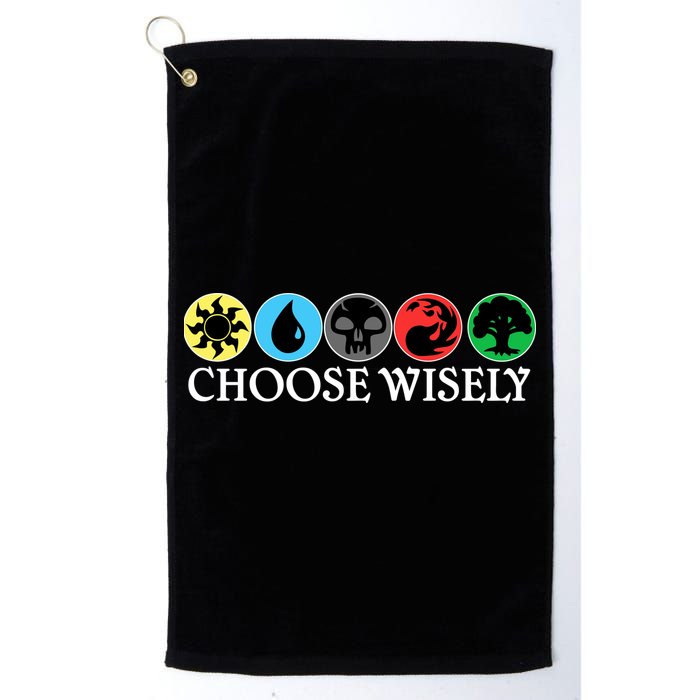 Mana Symbols Gathering Magic Choose Wisely  Golf Towel