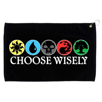 Mana Symbols Gathering Magic Choose Wisely  Grommeted Golf Towel