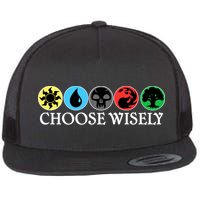 Mana Symbols Gathering Magic Choose Wisely  Flatbill Hat