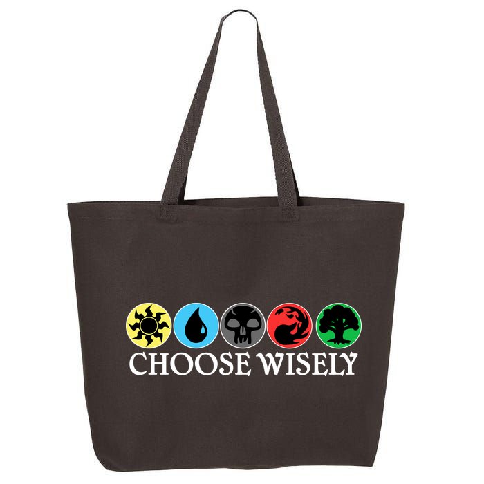 Mana Symbols Gathering Magic Choose Wisely  25L Jumbo Tote