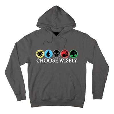 Mana Symbols Gathering Magic Choose Wisely  Tall Hoodie