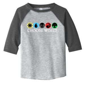 Mana Symbols Gathering Magic Choose Wisely  Toddler Fine Jersey T-Shirt