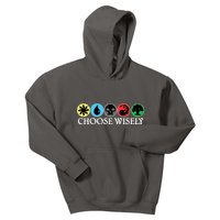 Mana Symbols Gathering Magic Choose Wisely  Kids Hoodie