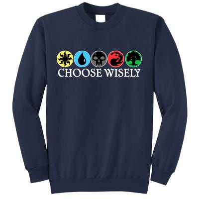 Mana Symbols Gathering Magic Choose Wisely  Sweatshirt