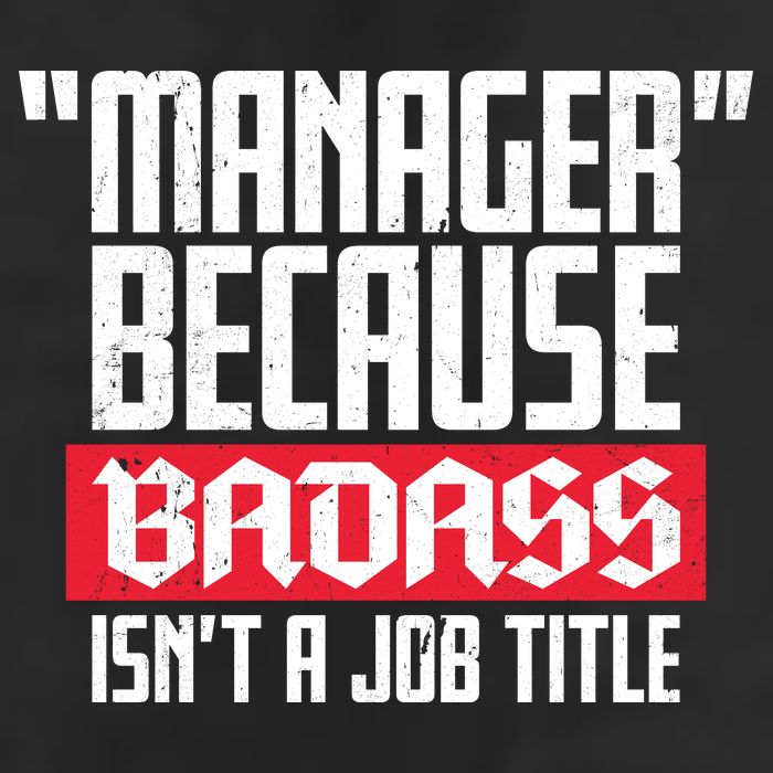 Manager Because Badass Isn't A Job Title Garment-Dyed Fleece Hoodie