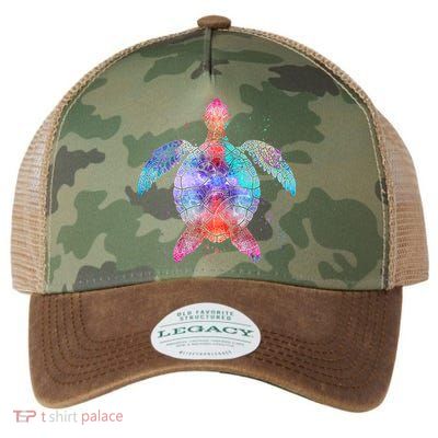 Mandala Sea Turtle Legacy Tie Dye Trucker Hat