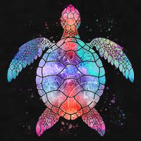 Mandala Sea Turtle Ladies PosiCharge Tri-Blend Wicking Tank