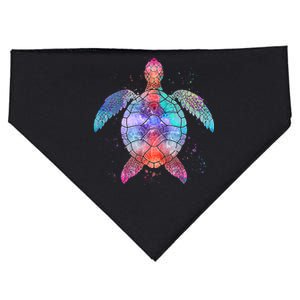 Mandala Sea Turtle USA-Made Doggie Bandana