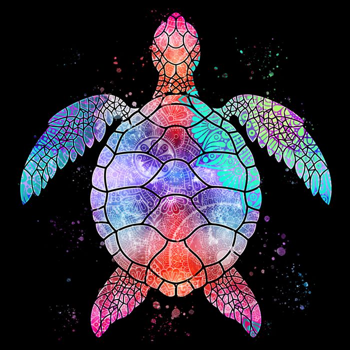 Mandala Sea Turtle Hoodie