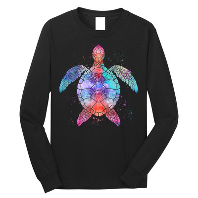 Mandala Sea Turtle Long Sleeve Shirt