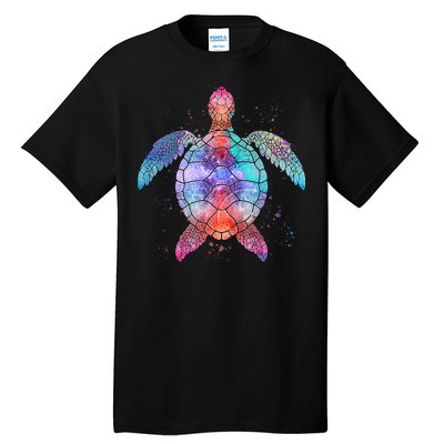 Mandala Sea Turtle Tall T-Shirt