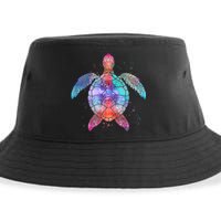 Mandala Sea Turtle Sustainable Bucket Hat