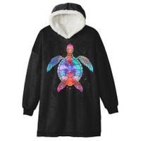 Mandala Sea Turtle Hooded Wearable Blanket