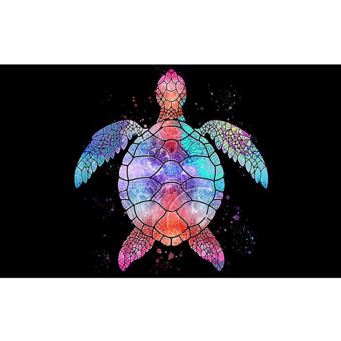 Mandala Sea Turtle Bumper Sticker