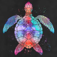 Mandala Sea Turtle Beanie