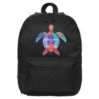 Mandala Sea Turtle 16 in Basic Backpack