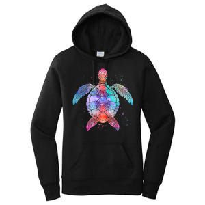 Mandala Sea Turtle Women's Pullover Hoodie