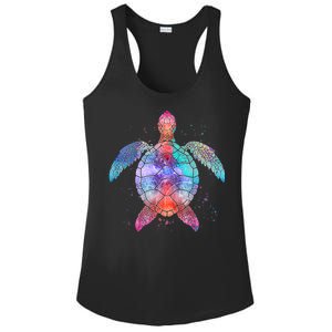 Mandala Sea Turtle Ladies PosiCharge Competitor Racerback Tank