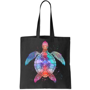 Mandala Sea Turtle Tote Bag