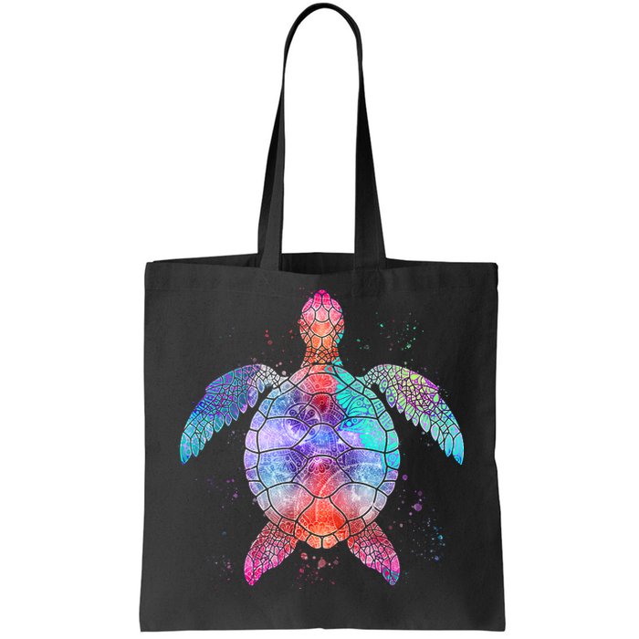 Mandala Sea Turtle Tote Bag