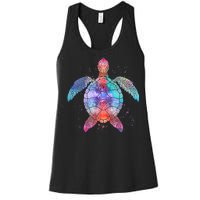 Mandala Sea Turtle Women's Racerback Tank