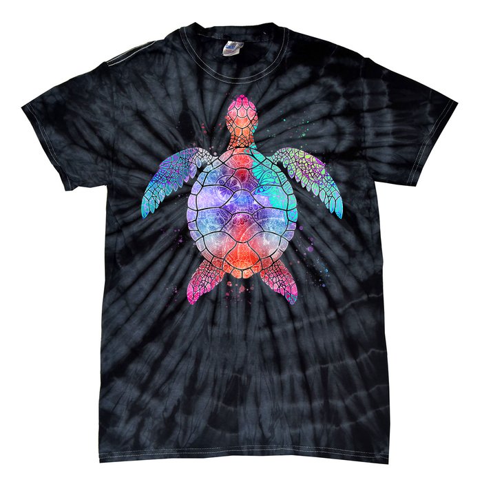 Mandala Sea Turtle Tie-Dye T-Shirt