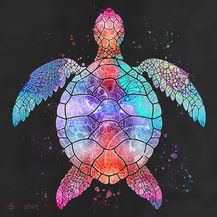 Mandala Sea Turtle Trucker Hat