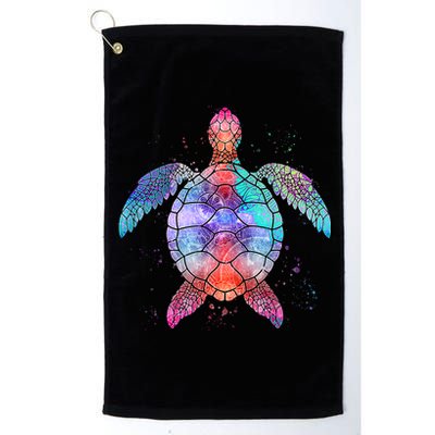 Mandala Sea Turtle Platinum Collection Golf Towel