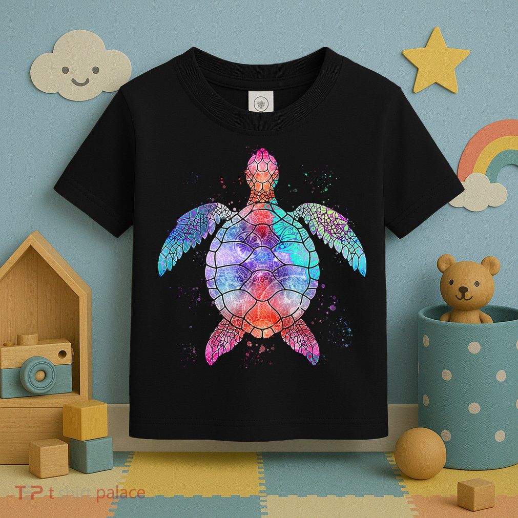 Mandala Sea Turtle Toddler T-Shirt