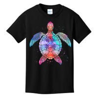 Mandala Sea Turtle Kids T-Shirt