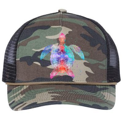 Mandala Sea Turtle Retro Rope Trucker Hat Cap