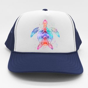 Mandala Sea Turtle Trucker Hat