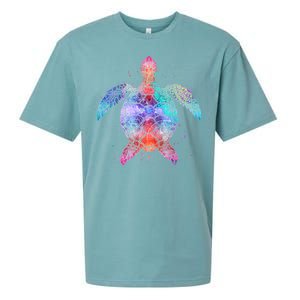 Mandala Sea Turtle Sueded Cloud Jersey T-Shirt